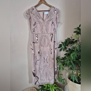 ASOS beaded evening gown